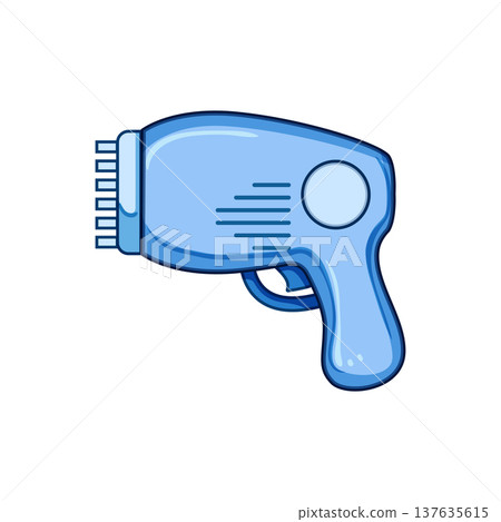 safe bubble gun toy cartoon vector illustration safe bubble gun toy cartoon vector illustration 137635615