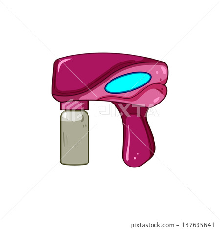 outdoor bubble gun toy cartoon vector illustration outdoor bubble gun toy cartoon vector illustration 137635641