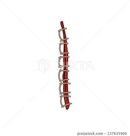 wound suture cartoon vector illustration wound suture cartoon vector illustration 137635906