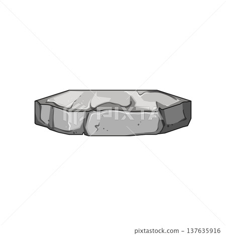 marble stone platform cartoon vector illustration marble stone platform cartoon vector illustration 137635916