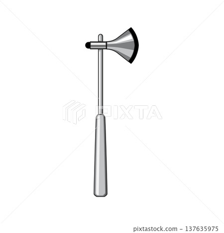 instrument reflex hammer cartoon vector illustration instrument reflex hammer cartoon vector illustration 137635975