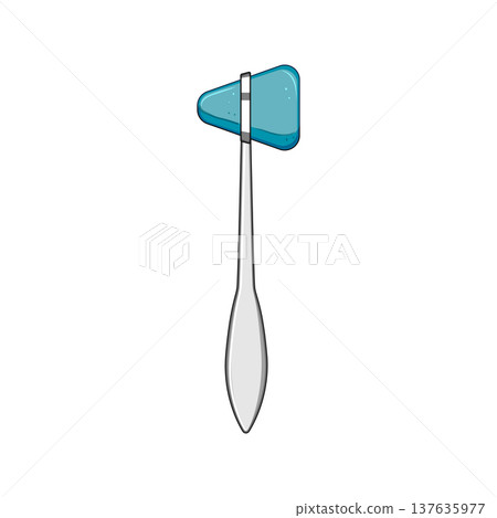 examination reflex hammer cartoon vector illustration 137635977