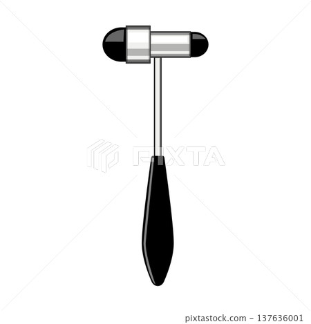 diagnostic reflex hammer cartoon vector illustration diagnostic reflex hammer cartoon vector illustration 137636001
