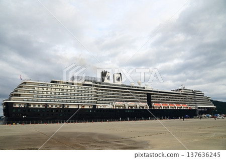Cruise ship Westerdam waiting to depart Cruise ship Westerdam waiting to depart 137636245