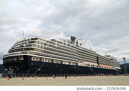 Cruise ship Westerdam waiting to depart Cruise ship Westerdam waiting to depart 137636246