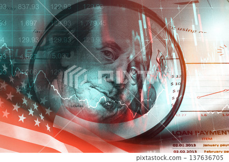 Financial focus on conflict between Iran and USA over economic strategies and consequences Financial focus on conflict between Iran and USA over economic strategies and consequences 137636705