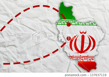 Conflict between Iran and USA over territory and influence in the Middle East region Conflict between Iran and USA over territory and influence in the Middle East region 137637119