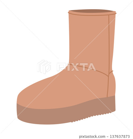 Beige winter mid boot women color flat. Flat fleece lined boot for warm winter wardrobe and casual styling. Technical Beige winter mid boot women color flat. Flat fleece lined boot for warm winter wardrobe and casual styling. Technical 137637873