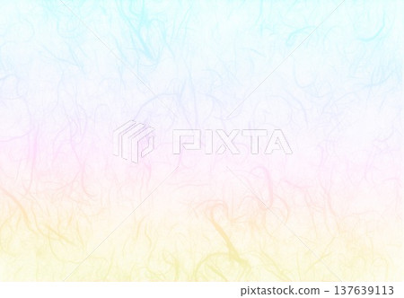 Unryu paper, rainbow-colored Japanese paper 137639113