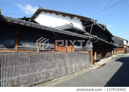 Streetscape of Nara-machi, old houses, Nara-machi, Nara City Streetscape of Nara-machi, old houses, Nara-machi, Nara City 137639402