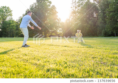 Father child. Father playing with toddler daughter. Father child. Father playing with toddler daughter. 137639656