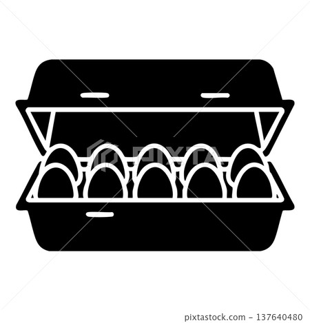 Egg Icon Vector Illustration for Food and Cooking Design Egg Icon Vector Illustration for Food and Cooking Design 137640480