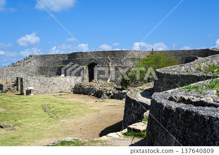 Nakagusuku Castle Ruins: An ancient castle from the Ryukyu Kingdom Nakagusuku Castle Ruins: An ancient castle from the Ryukyu Kingdom 137640809