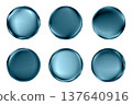 Chromium metal-like bubble set 137640916