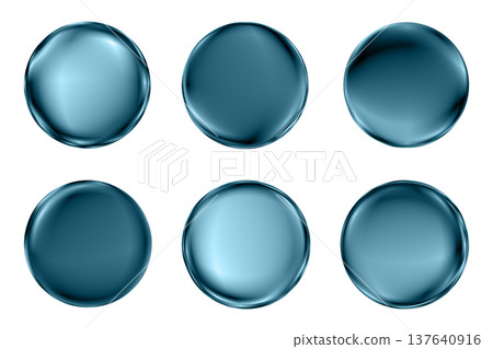 鉻金屬狀泡泡套裝 鉻金屬狀泡泡套裝 137640916