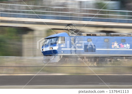 Panning shots of the Tokaido Line 137641113