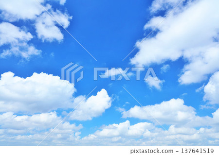 Summer blue sky and clouds Summer blue sky and clouds 137641519