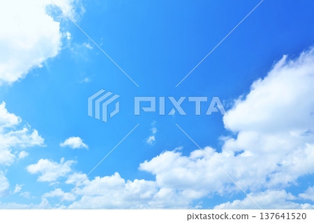 Summer blue sky and clouds 137641520