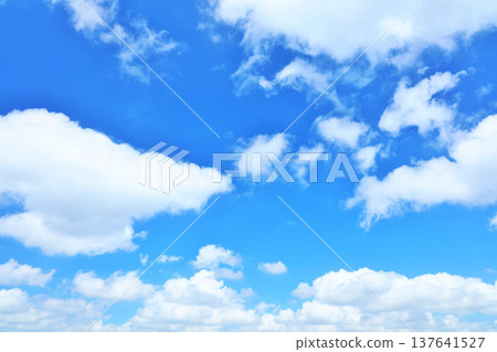 Summer blue sky and clouds Summer blue sky and clouds 137641527