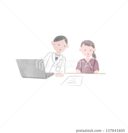 護士實習生的插圖 護士實習生的插圖 137641605
