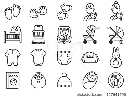 Baby Goods Icon 04 Baby Goods Icon 04 137641796