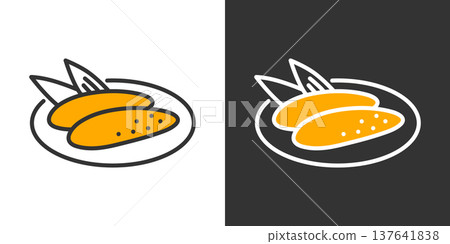 A simple spicy mentaiko icon 137641838
