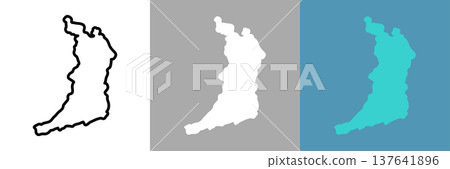 簡單的日本大阪府圖標 簡單的日本大阪府圖標 137641896