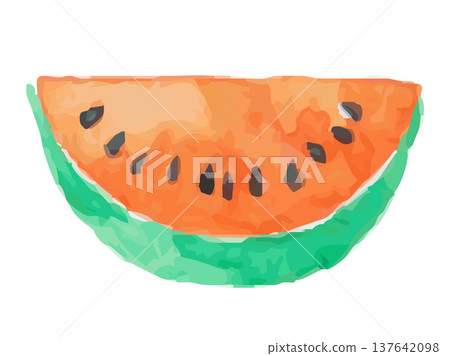 Watermelon cutout illustration | Watermelon, Summer, Fruit 137642098