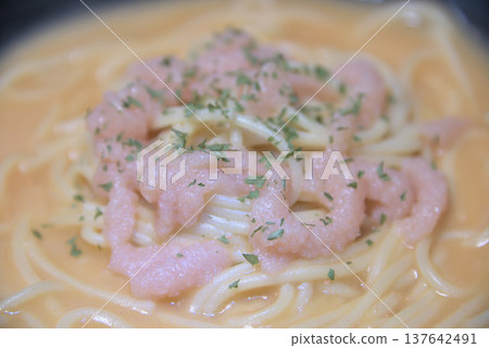 這頓午餐是明太子奶油湯意麵 這頓午餐是明太子奶油湯意麵 137642491