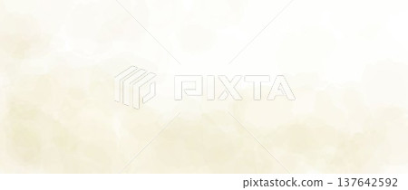 Light beige watercolor effect background. Soft ivory watercolour gradient texture. Cream color blurred paint splashes wallpaper for birthday or wedding design. Vector pale champagne marble backdrop Light beige watercolor effect background. Soft ivory watercolour gradient texture. Cream color blurred paint splashes wallpaper for birthday or wedding design. Vector pale champagne marble backdrop 137642592