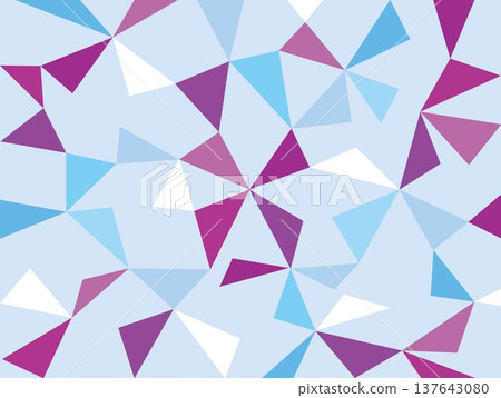 Geometric pattern, triangles, blue, purple Geometric pattern, triangles, blue, purple 137643080