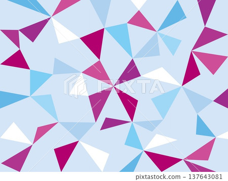 Geometric pattern, triangles, blue, purple Geometric pattern, triangles, blue, purple 137643081
