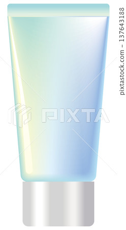 Image illustration of tube-type cosmetics (cool colors) 137643188