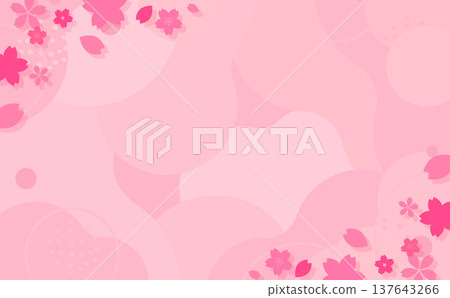 粉紅色櫻花背景 1_橫向 粉紅色櫻花背景 1_橫向 137643266