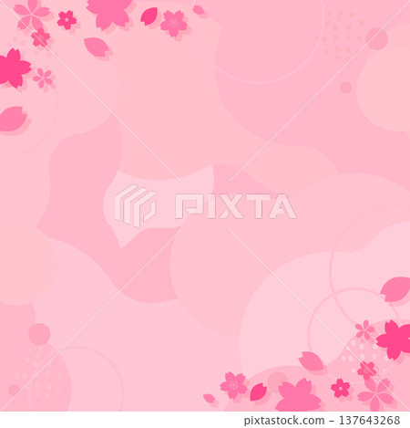 粉紅櫻花背景 1_square 粉紅櫻花背景 1_square 137643268