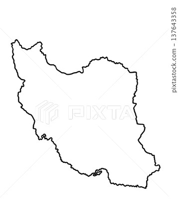 伊朗地圖(空白地圖) 伊朗地圖(空白地圖) 137643358