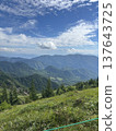 The panoramic view from the mountaintop 137643725