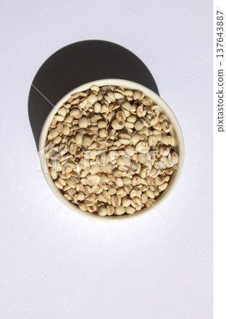 It's coix in a bowl. It's coix in a bowl. 137643887