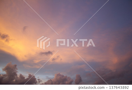 It is a beautiful sunset. It is a beautiful sunset. 137643892