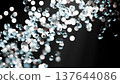 Abstract Glowing Balls Seamless, A sleek 3D render image of balls in seamless pattern, floating spheres with soft neon gradients, perfect for medical or hypnotic visual documentary. 137644086