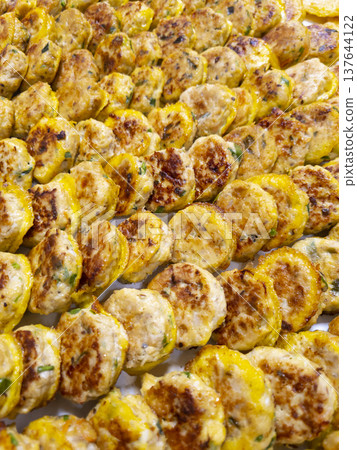 Korean food modeum jeon, Assorted Pancakes . Korea Traditional Festival foods. 137644122