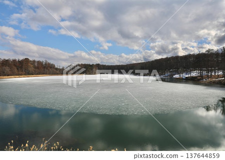 冰凍的御座橋池 137644859