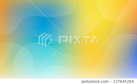 Modern abstract wave background with vibrant yellow and blue gradients featuring halftone dot patterns for creative corporate presentation slides and digital marketing banner web headers Modern abstract wave background with vibrant yellow and blue gradients featuring halftone dot patterns for creative corporate presentation slides and digital marketing banner web headers 137645269