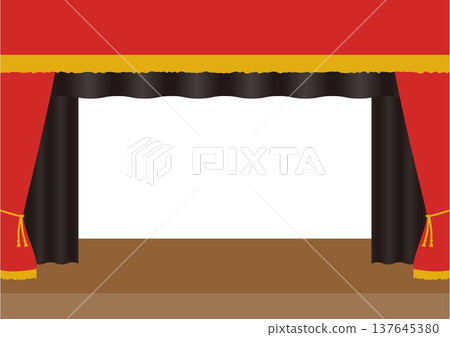 Gymnasium stage-style frame 137645380