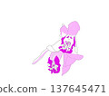 Purple flower, Bletilla striata (Shiran) 137645471