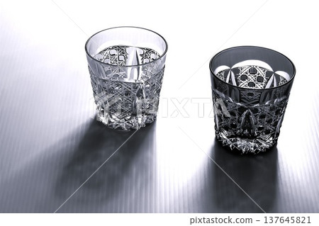 江戶切子玻璃,單色 江戶切子玻璃,單色 137645821