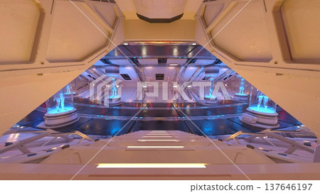 Scenery inside the spacecraft 137646197