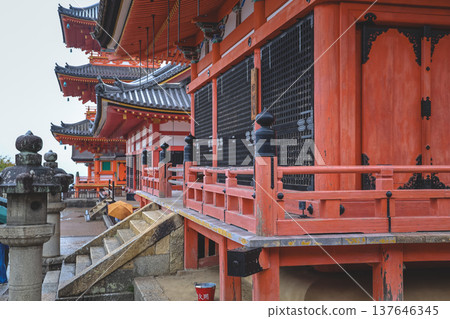 Nov 25 2025 Historic Kiyomizu dera Temple Building in Kyoto Japan Nov 25 2025 Historic Kiyomizu dera Temple Building in Kyoto Japan 137646345