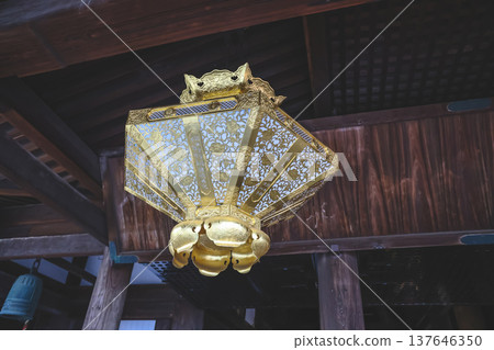 Nov 25 2025 Golden Lamp Inside Historic Kiyomizu dera Temple Kyoto Nov 25 2025 Golden Lamp Inside Historic Kiyomizu dera Temple Kyoto 137646350