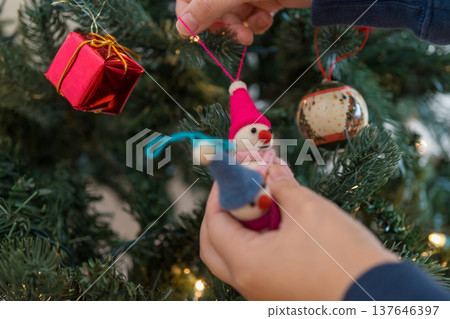 Christmas tree decoration 137646397